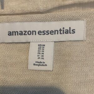 Amazon Essentials Cream Knit Top